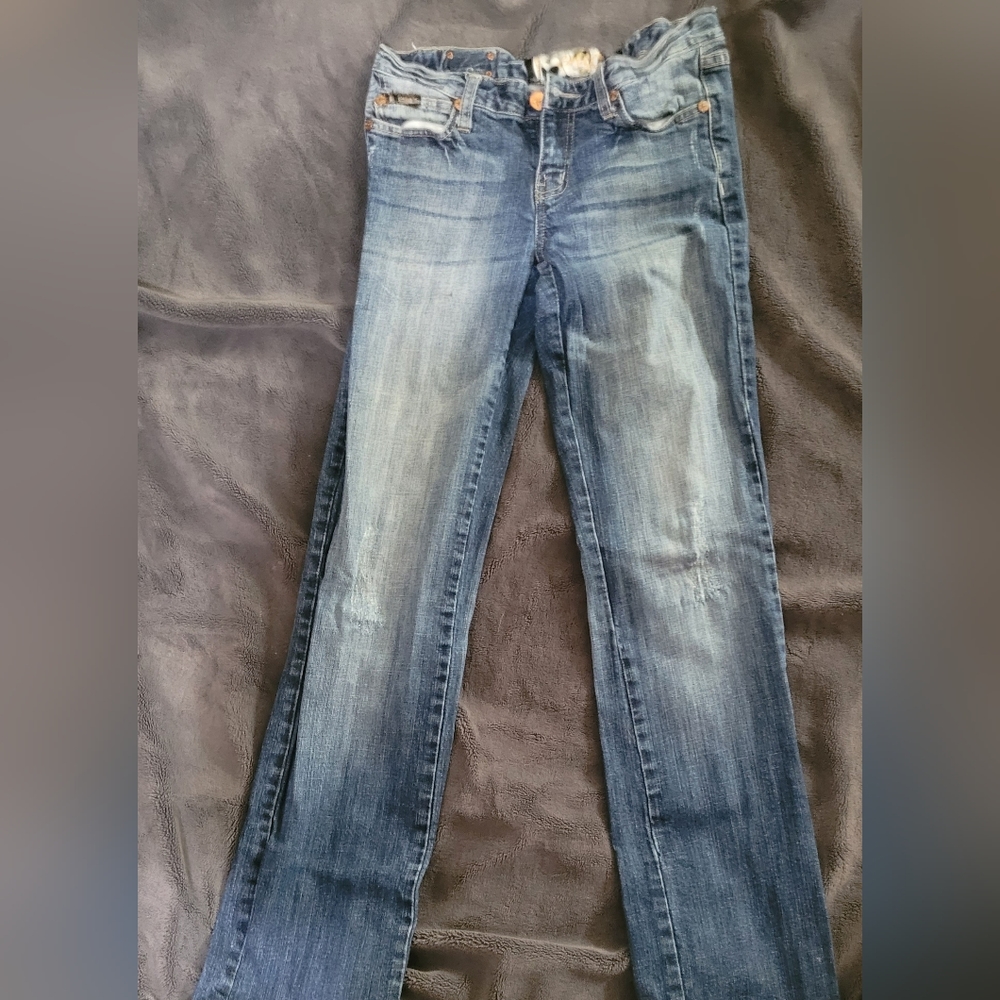 Women's enyce distressed skinny jeans